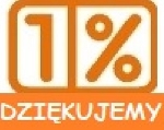 DZIĘKUJEMY ZA 1%